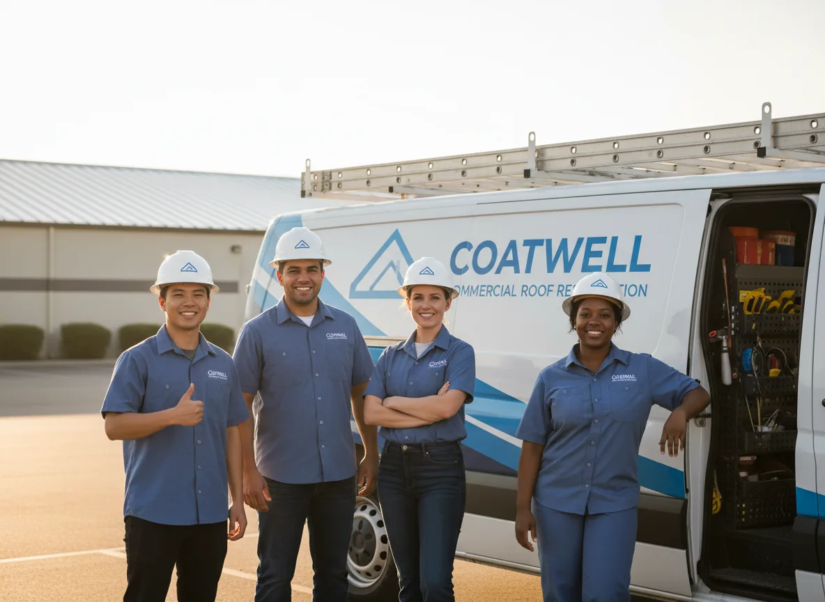 Commercial roof coating company in Bradley, CA